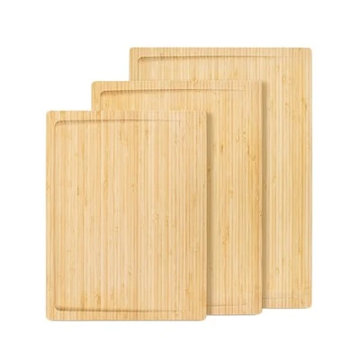 3- stuk bamboe snijborden -- het beste snijplank voor je keuken